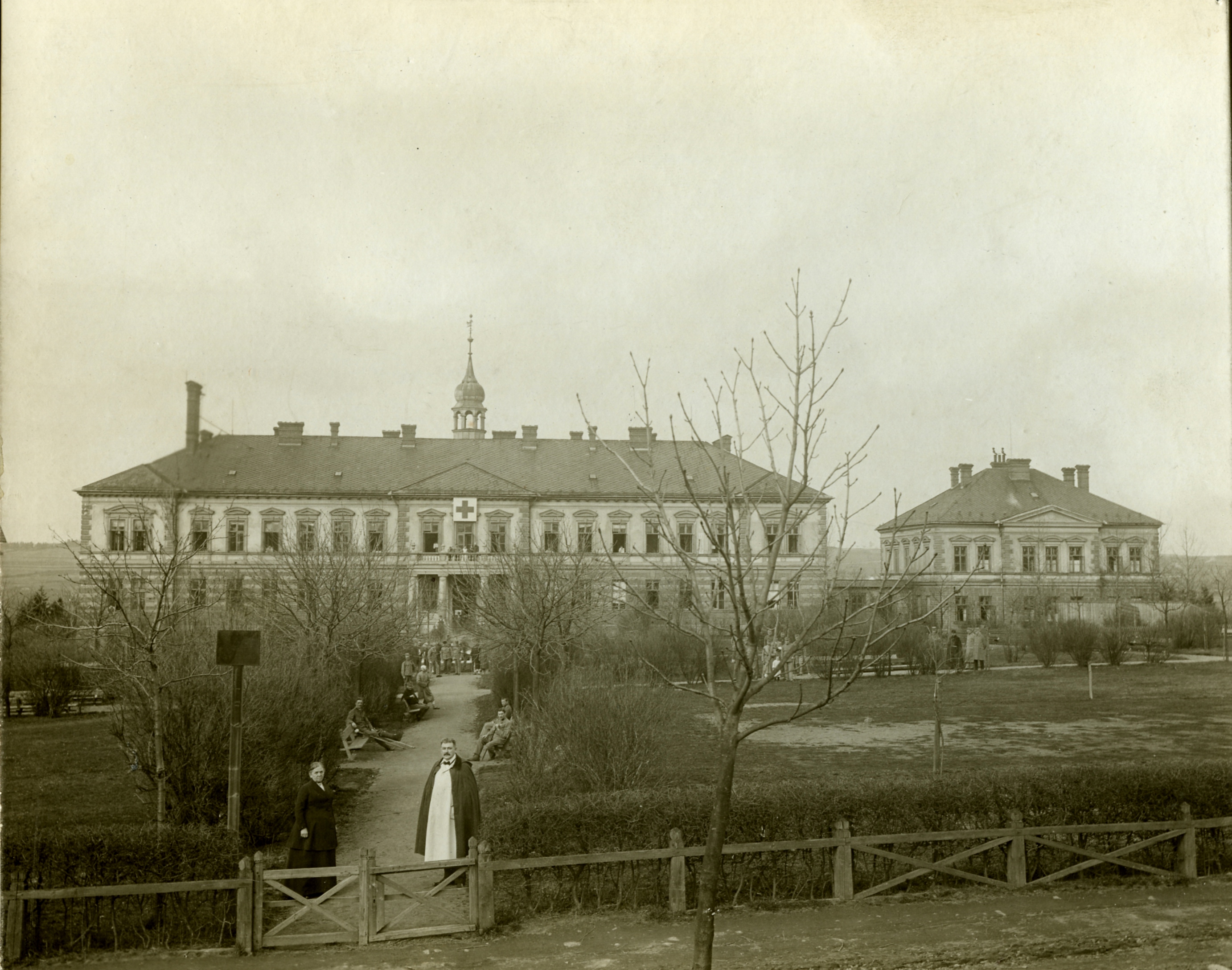 Pavilon A nemocnice Třebíč v první světové válce